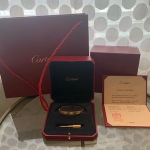 Cartier gold love bracelet